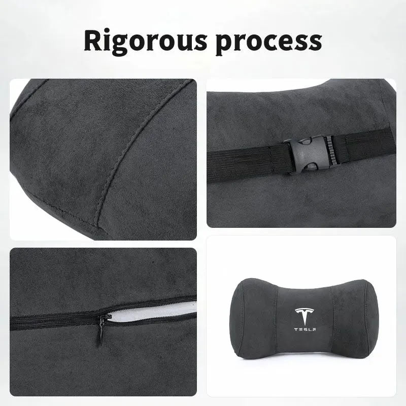 Memory Foam Headrest Pillow for Tesla Model S/3/X/Y - Teskay