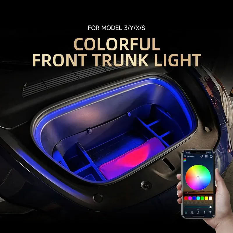 Model 3/Y/X/S（2021-2023） Frunk LED Bluetooth RGB Lighting Kit - Teskay