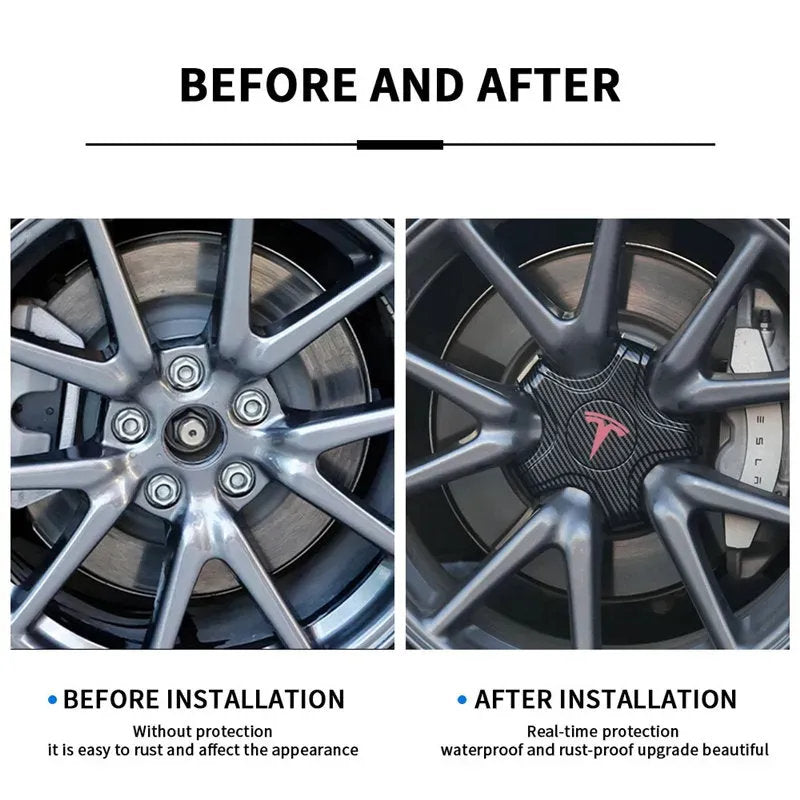 Model 3 (2019-2023.10) Aero Wheel Cap Kit - Teskay