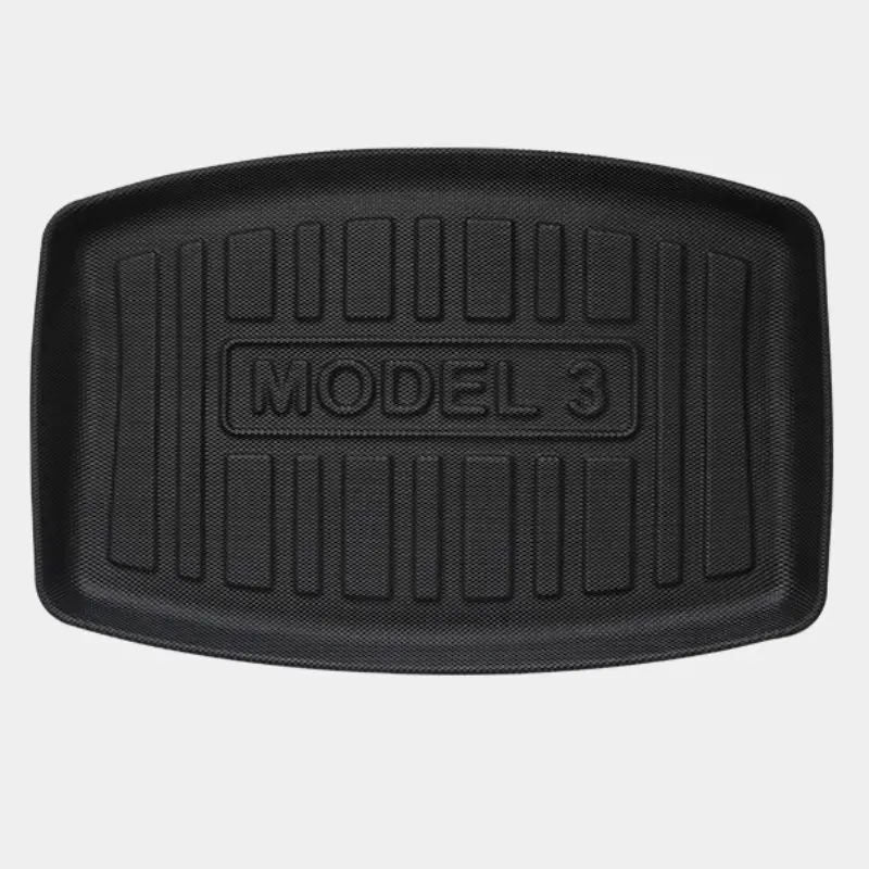 Model 3 highland（2024+）Frunk and Trunk All-Weather Cargo Floor Mat (3PCS) - Teskay