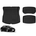 Model 3 highland（2024+）Frunk and Trunk All-Weather Cargo Floor Mat (3PCS) - Teskay