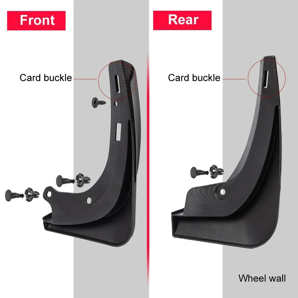 Mud Flaps for Tesla Model 3/Y (2017-2023) - Teskay