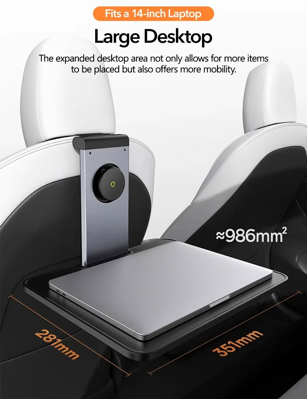 Multi-function Backseat Table Tray for Tesla Model 3/Y - Teskay