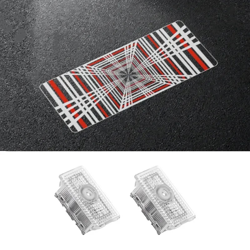 Plaid Projector Lights Tesla Model S/3/X/Y Door - Teskay