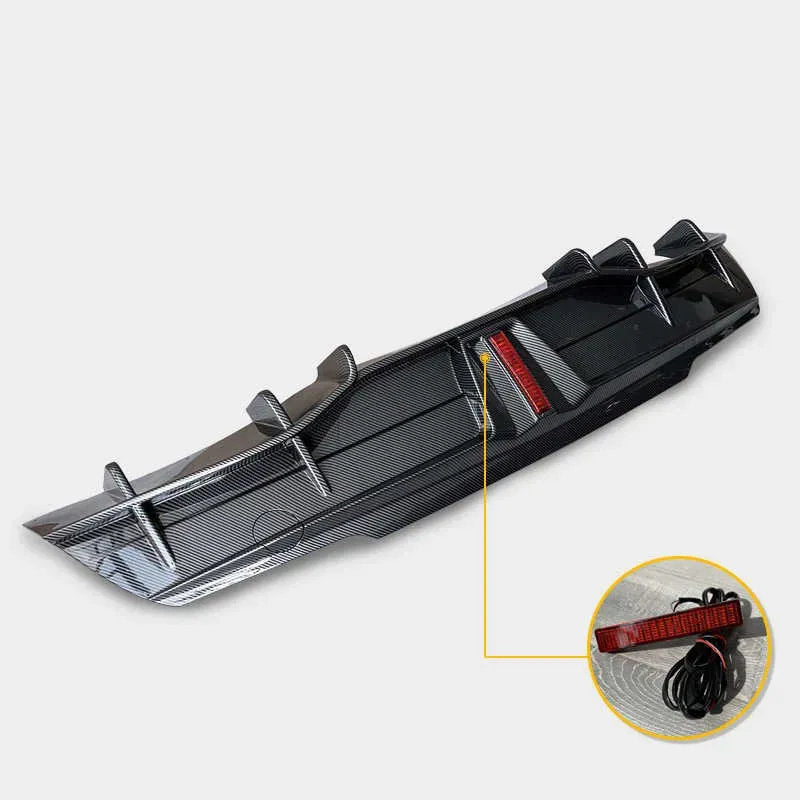 Rear Diffuser for Tesla Model Y with LED Lights - Teskay