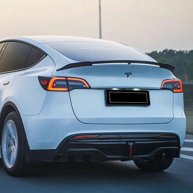 Rear Diffuser for Tesla Model Y with LED Lights - Teskay