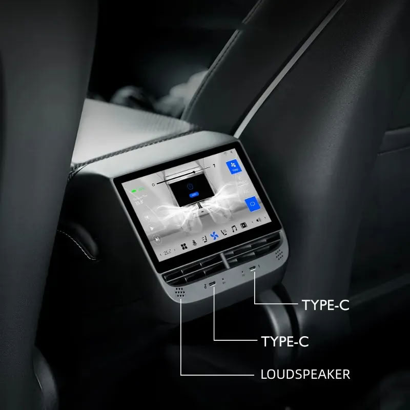 Rear Entertainment and Climate Control Touch Screen Display for Tesla Model 3/Y - Teskay
