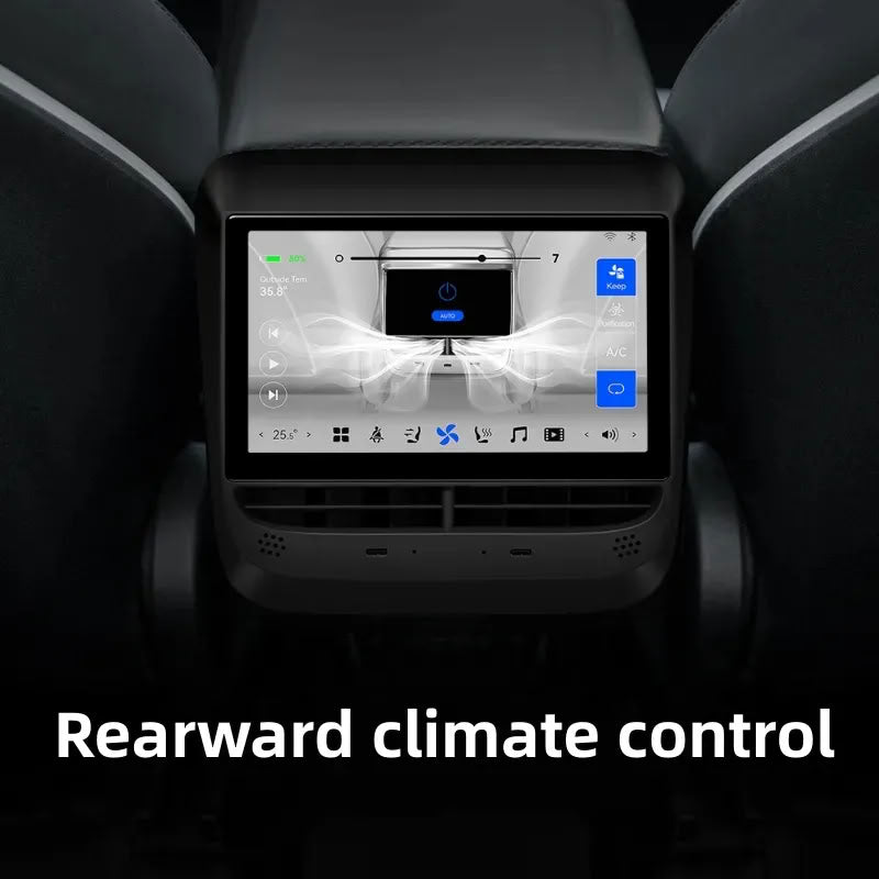 Rear Entertainment and Climate Control Touch Screen Display for Tesla Model 3/Y - Teskay