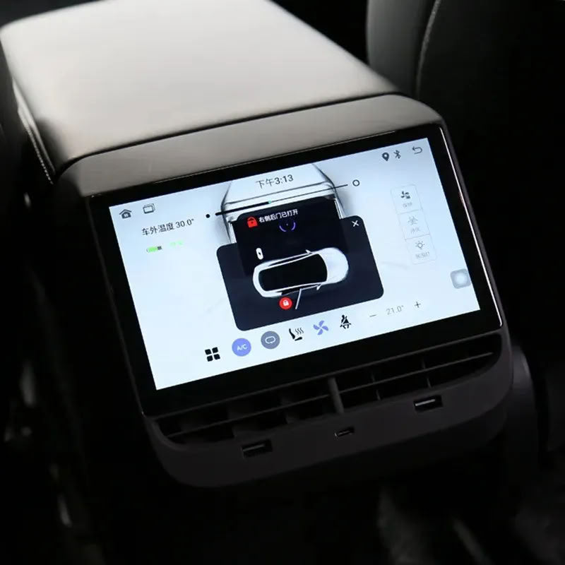 Rear Entertainment and Climate Control Touch Screen Display for Tesla Model 3/Y - Teskay