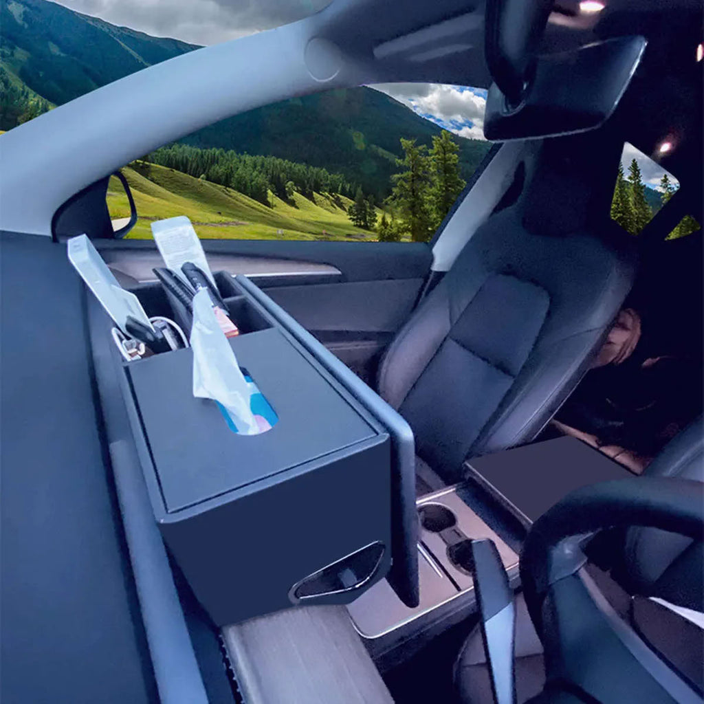 Rear Screen Storage Box for Tesla Model 3/Y - Teskay