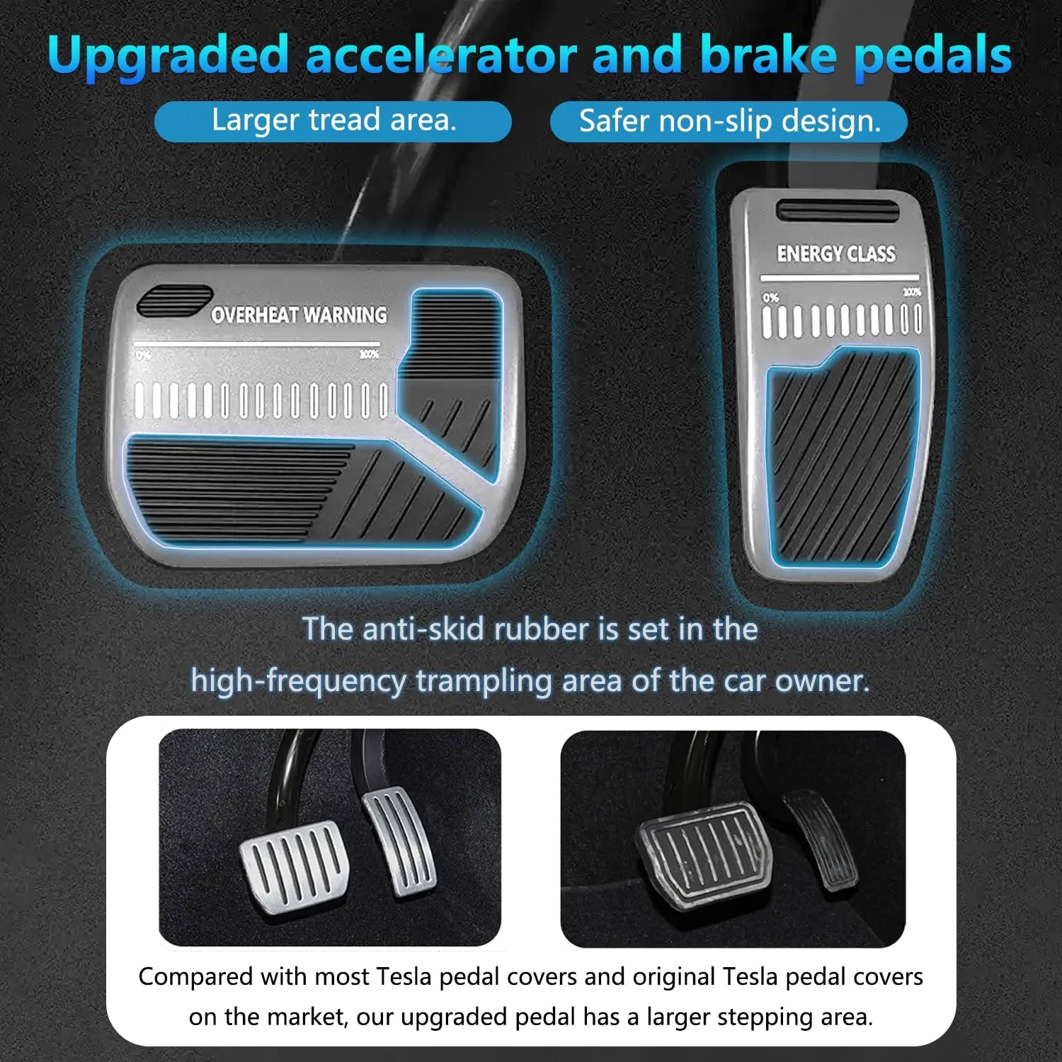 Rest Brake Pedal for Tesla Model 3/Y - Teskay