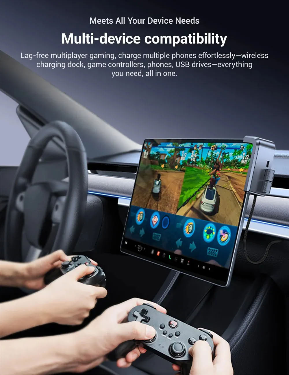 Screen Docking Station for Tesla Model 3/Y（2020-2024） - Teskay