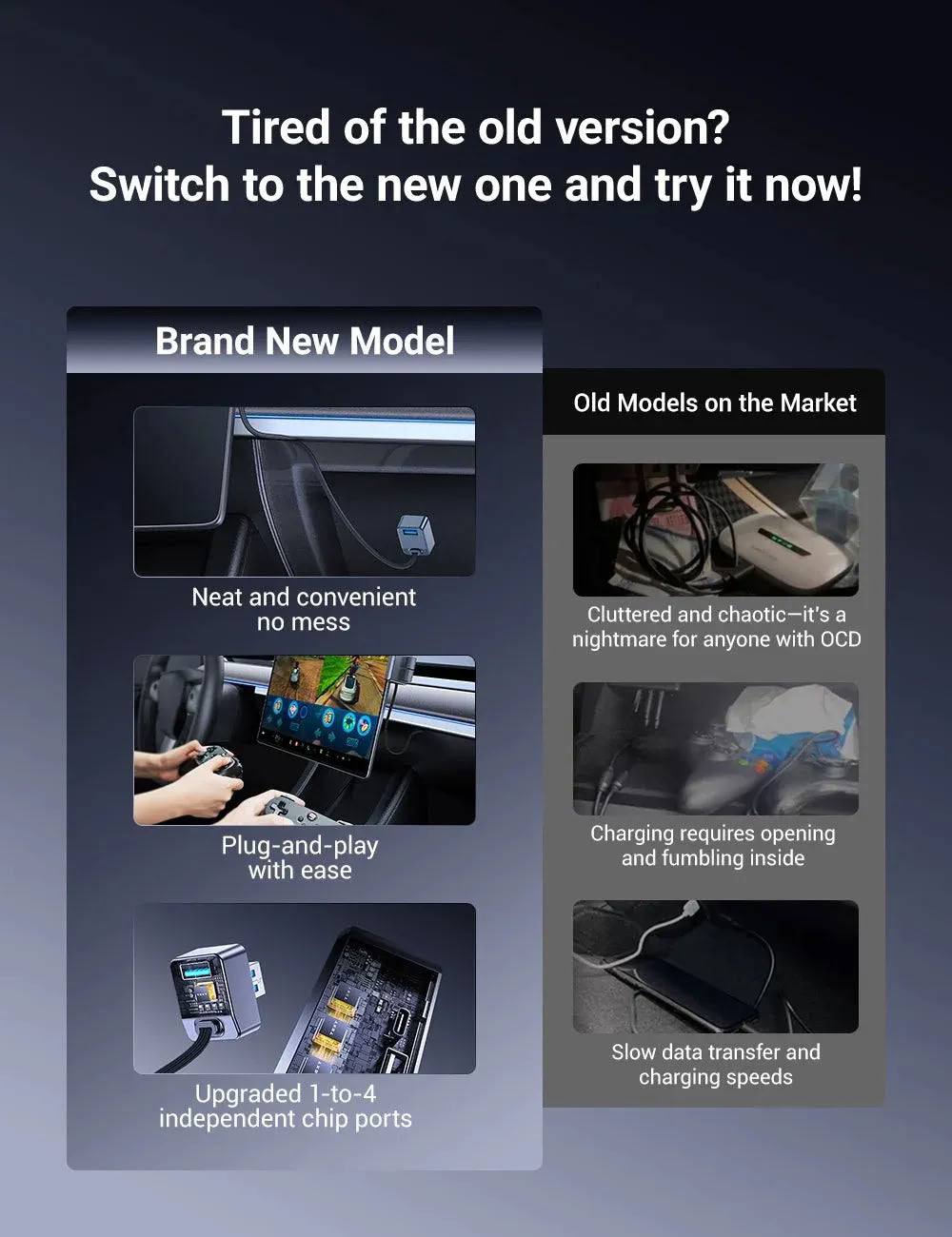 Screen Docking Station for Tesla Model 3/Y（2020-2024） - Teskay