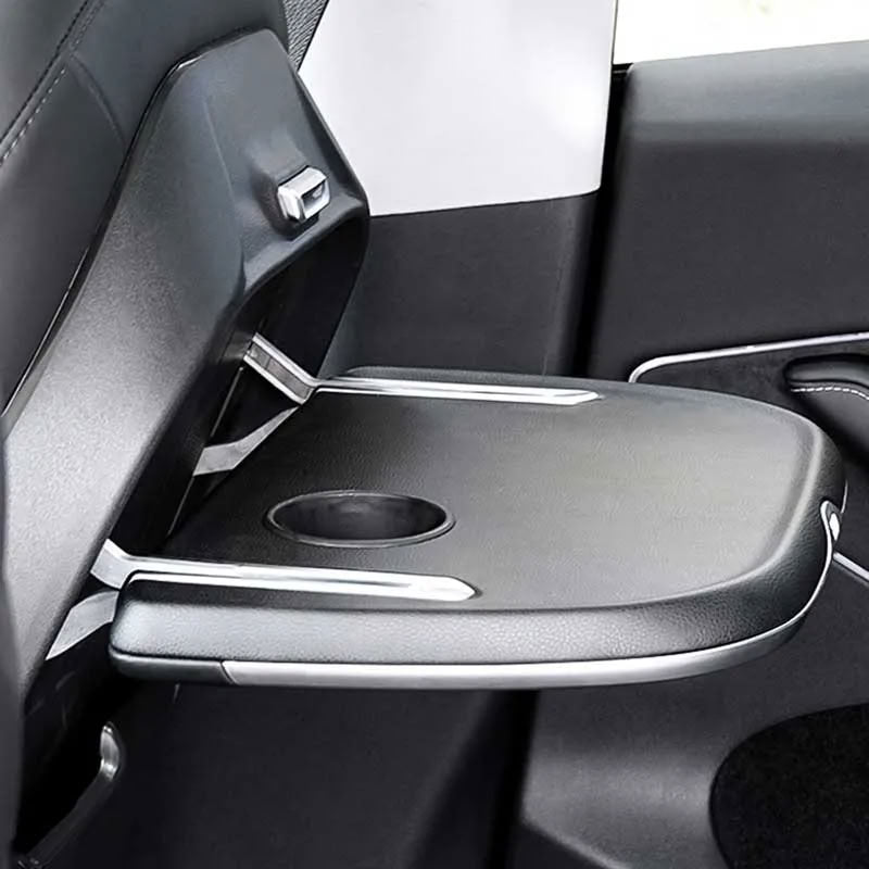 Seatback Foldable Table with Wireless Charging for Tesla Model 3/Y - Teskay