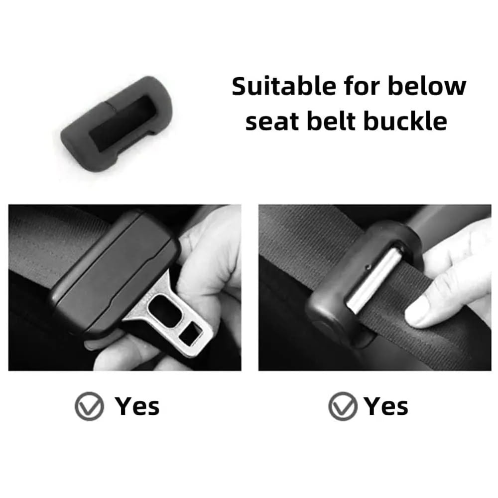 Silicone Seat Belt Buckle Protective Cover for Tesla Model S/3/X/Y - Teskay