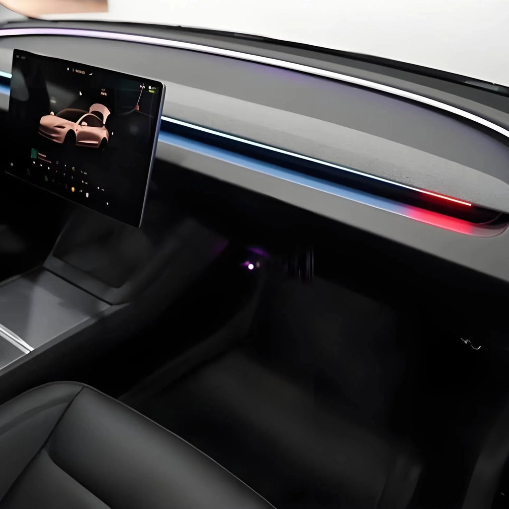 Smart BSD Blind Spot Monitor RGB Ambient Alert Lights for Tesla Model 3/Y - Teskay