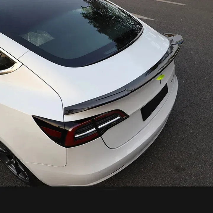 Carbon Fiber Spoiler ABS Plastic for Tesla Model 3 - Teskay