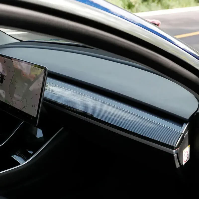 Tesla Model 3/Y Dashboard Cover - Real Molded Carbon Fiber - Teskay