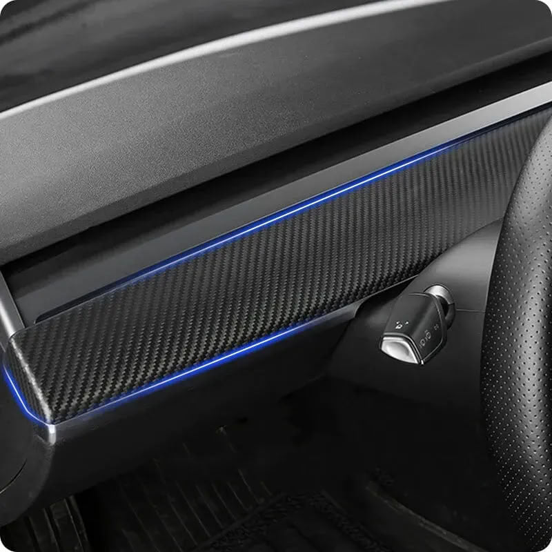 Tesla Model 3/Y Dashboard Cover - Real Molded Carbon Fiber - Teskay