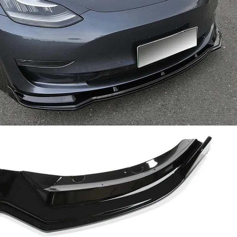 Tesla Model 3/Y Front Lip ABS Painted Spoiler (2019-2024) - Teskay