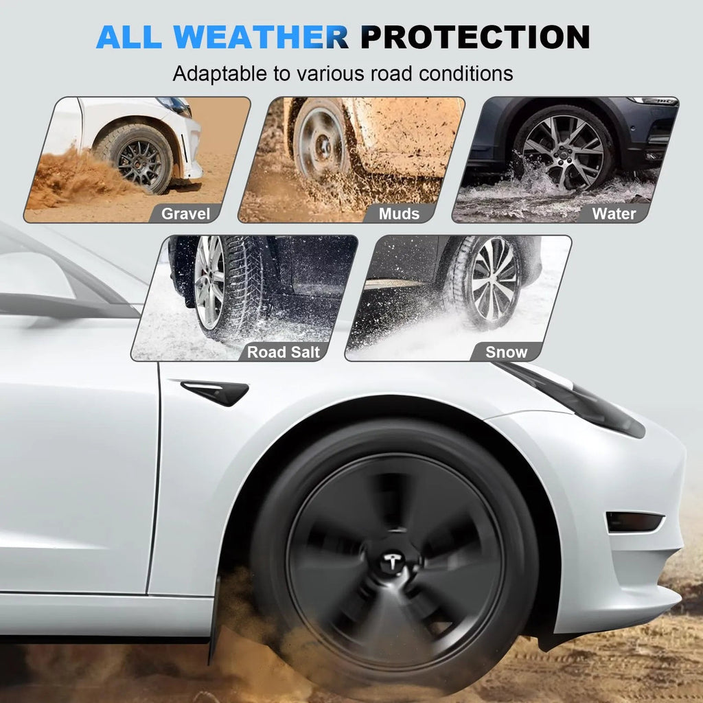 Mud Flaps for Tesla Model 3 Highland 2024+ (Set of 4) - Teskay
