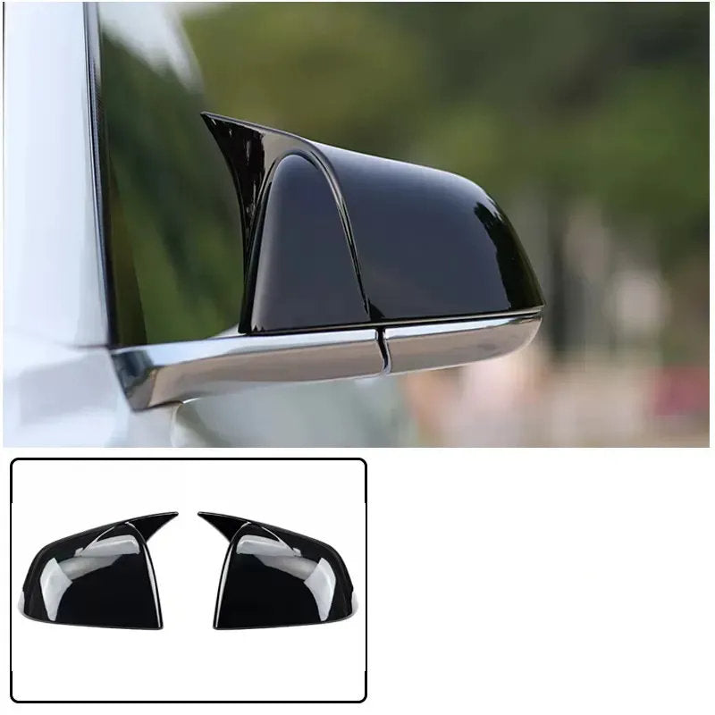 Tesla Model 3 Mirror Cover in the Shape of a Bullhorn - Teskay