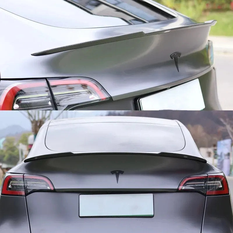 Tesla Model Y Aftermarket Spoiler (2021-2023) – Real Molded Carbon Fiber - Teskay