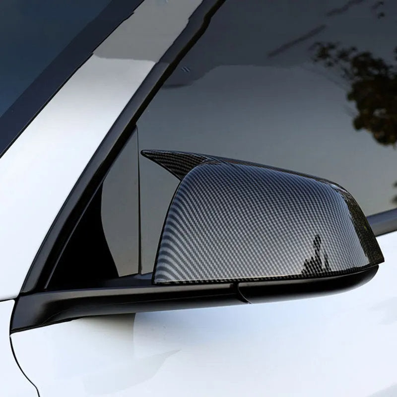 Tesla Model Y Bullhorn Shaped Mirror Covers (2020-2023) - Teskay