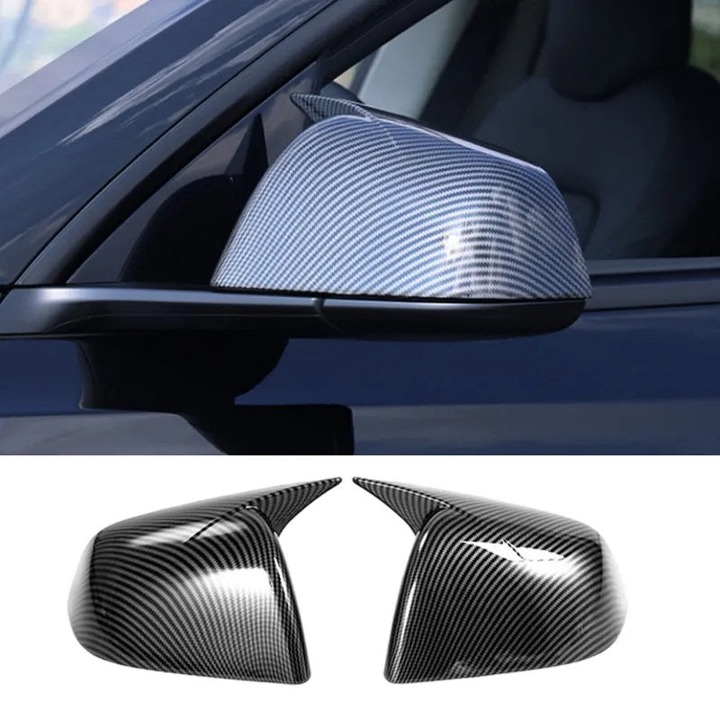 Tesla Model Y Bullhorn Shaped Mirror Covers (2020-2023) - Teskay