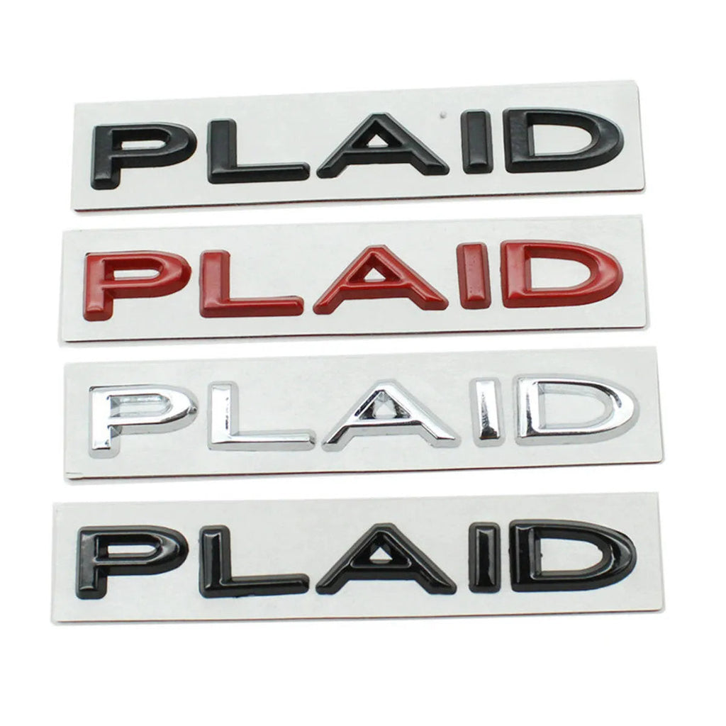 Tesla Plaid Emblem (Various Colors) - Teskay