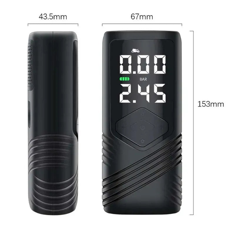 Tesla Smart Wireless Inflatable Pump – 150 PSI, 5000mAh Battery, Portable & Intelligent Tire Inflato - Teskay