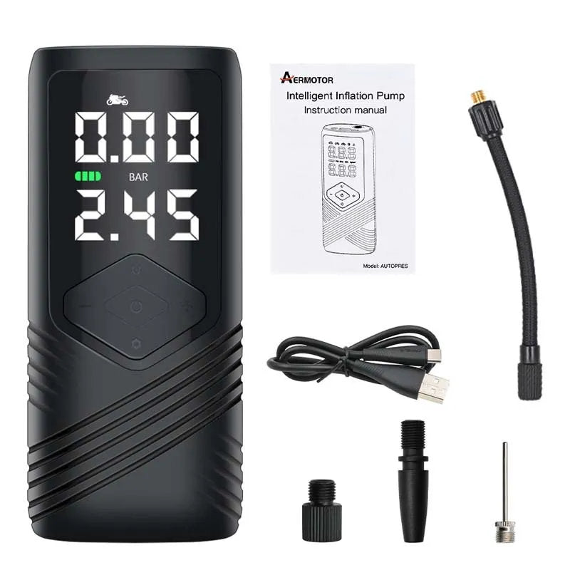 Tesla Smart Wireless Inflatable Pump – 150 PSI, 5000mAh Battery, Portable & Intelligent Tire Inflato - Teskay