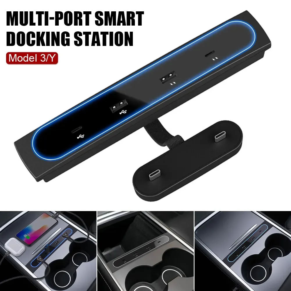 Tesla Model 3 (2017-2023.10) / Y (2020-2024) Center Console USB Hub- Teskay
