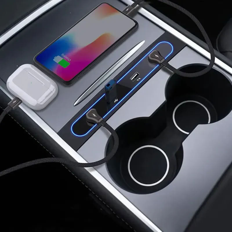 Tesla Model 3 (2017-2023.10) / Y (2020-2024) Center Console USB Hub- Teskay