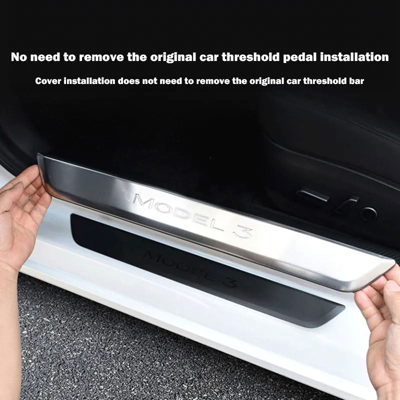 Tesla Model 3 (2019-2023.10) / Y (2020-2025.02) Illuminated Door Sills - Teskay