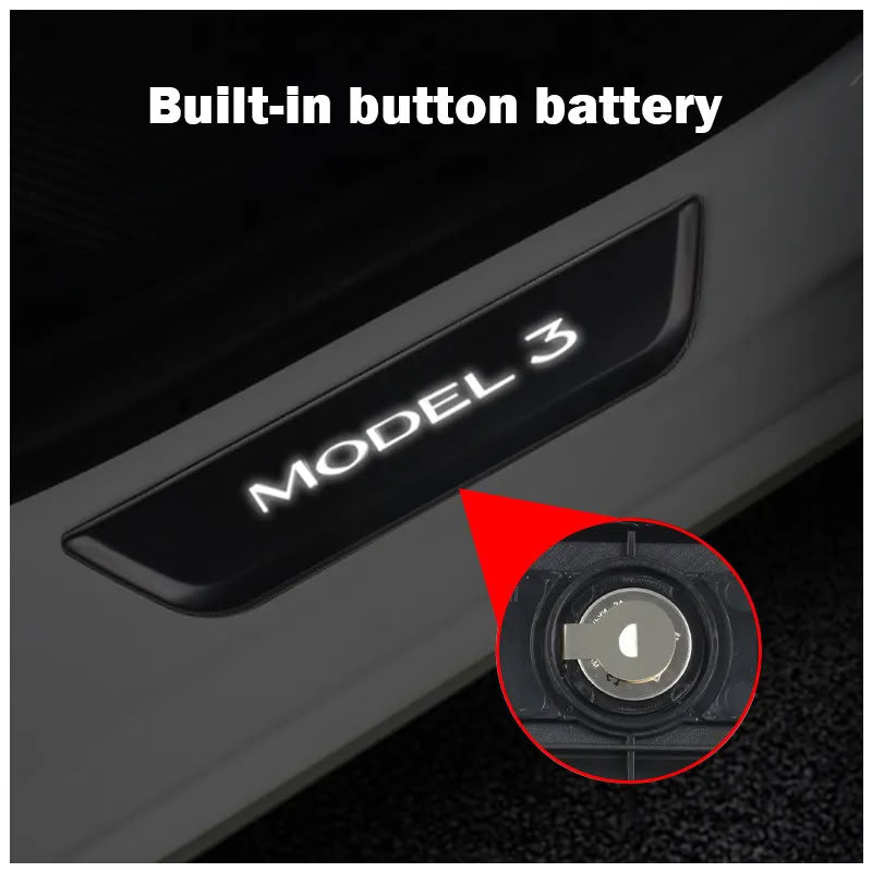 Tesla Model 3 (2019-2023.10) / Y (2020-2025.02) Illuminated Door Sills - Teskay