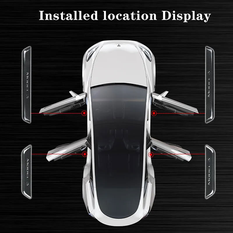 Tesla Model 3 (2019-2023.10) / Y (2020-2025.02) Illuminated Door Sills - Teskay