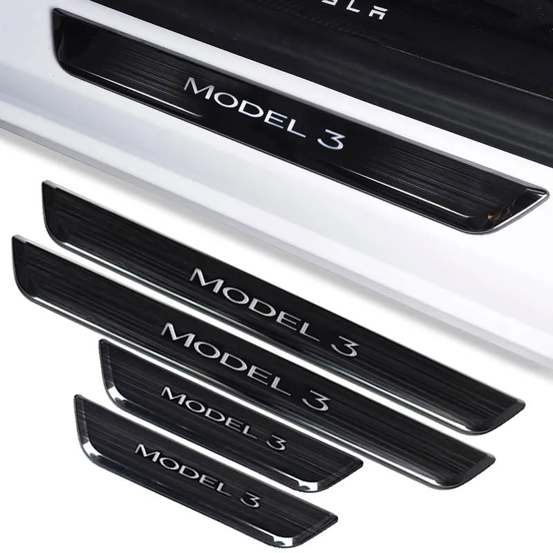 Tesla Model 3 (2019-2023.10) / Y (2020-2025.02) Illuminated Door Sills - Teskay