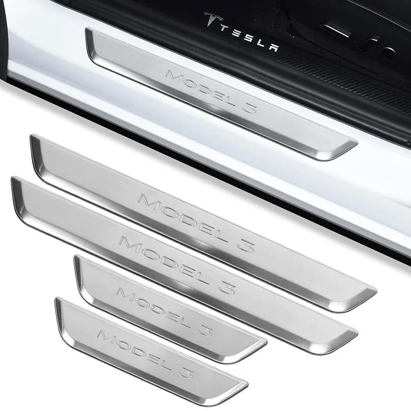 Tesla Model 3 (2019-2023.10) / Y (2020-2025.02) Illuminated Door Sills - Teskay