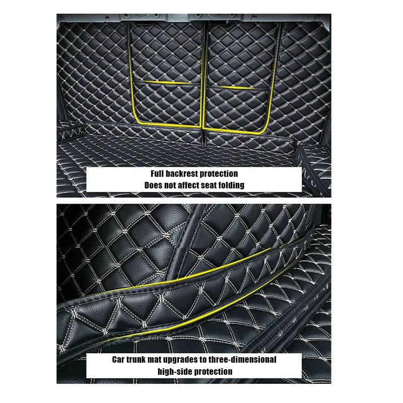 Tesla Model 3 Trunk Mats (8-Piece Set) - Waterproof, Soundproof, Stain-Resistant - Teskay