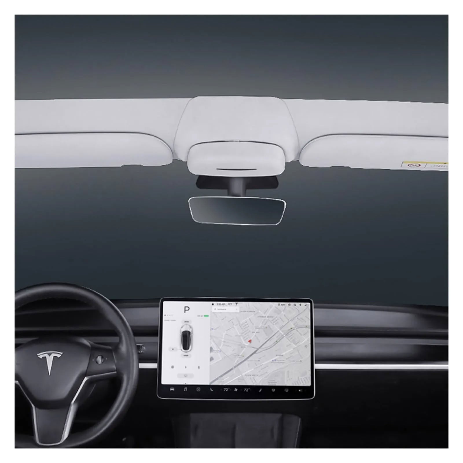 Sunglass Holder for Tesla Model 3/Y - Teskay
