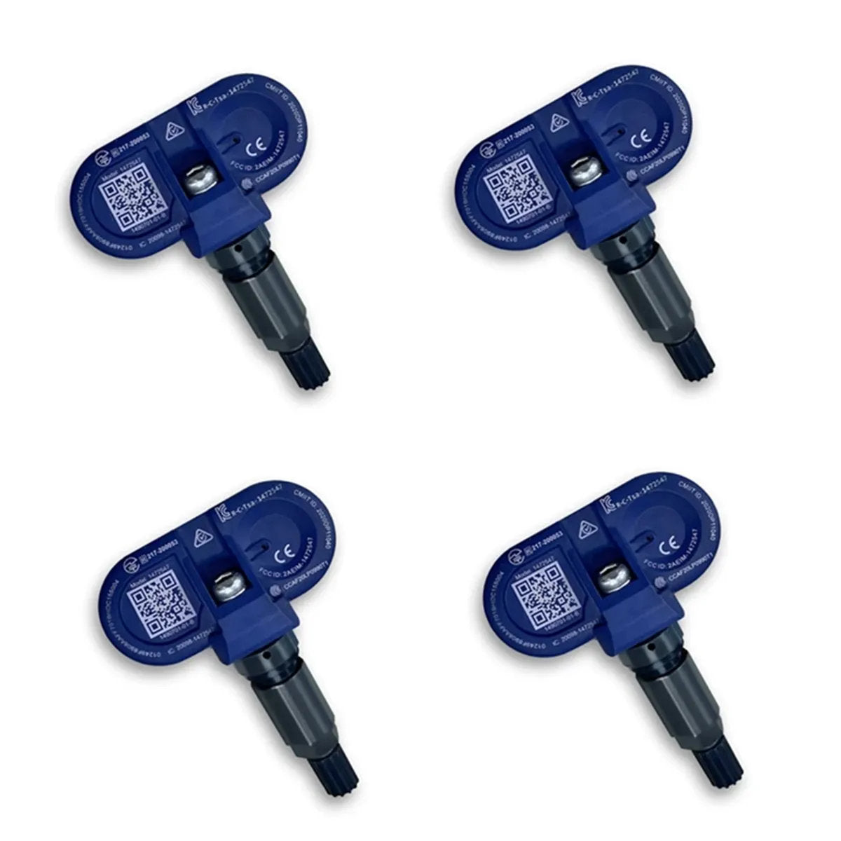Tire Pressure Monitoring System (TPMS) for Tesla Model S/3/X/Y – Bluetooth (Set of 4 Sensors) – 1490701-01 - Teskay