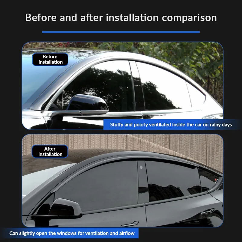 Window Rain Cover 4pcs for Tesla Model 3/Y - Teskay