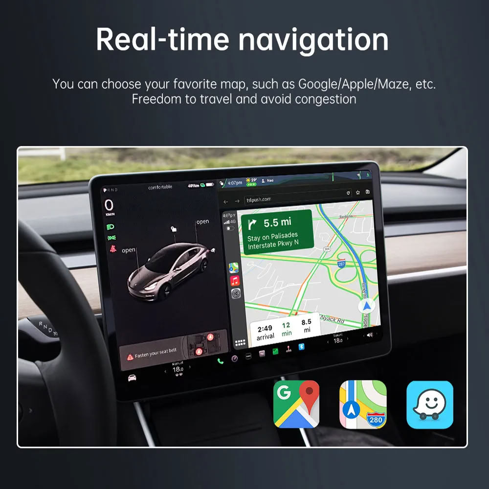 Wireless Apple CarPlay Adapter for Tesla - Teskay