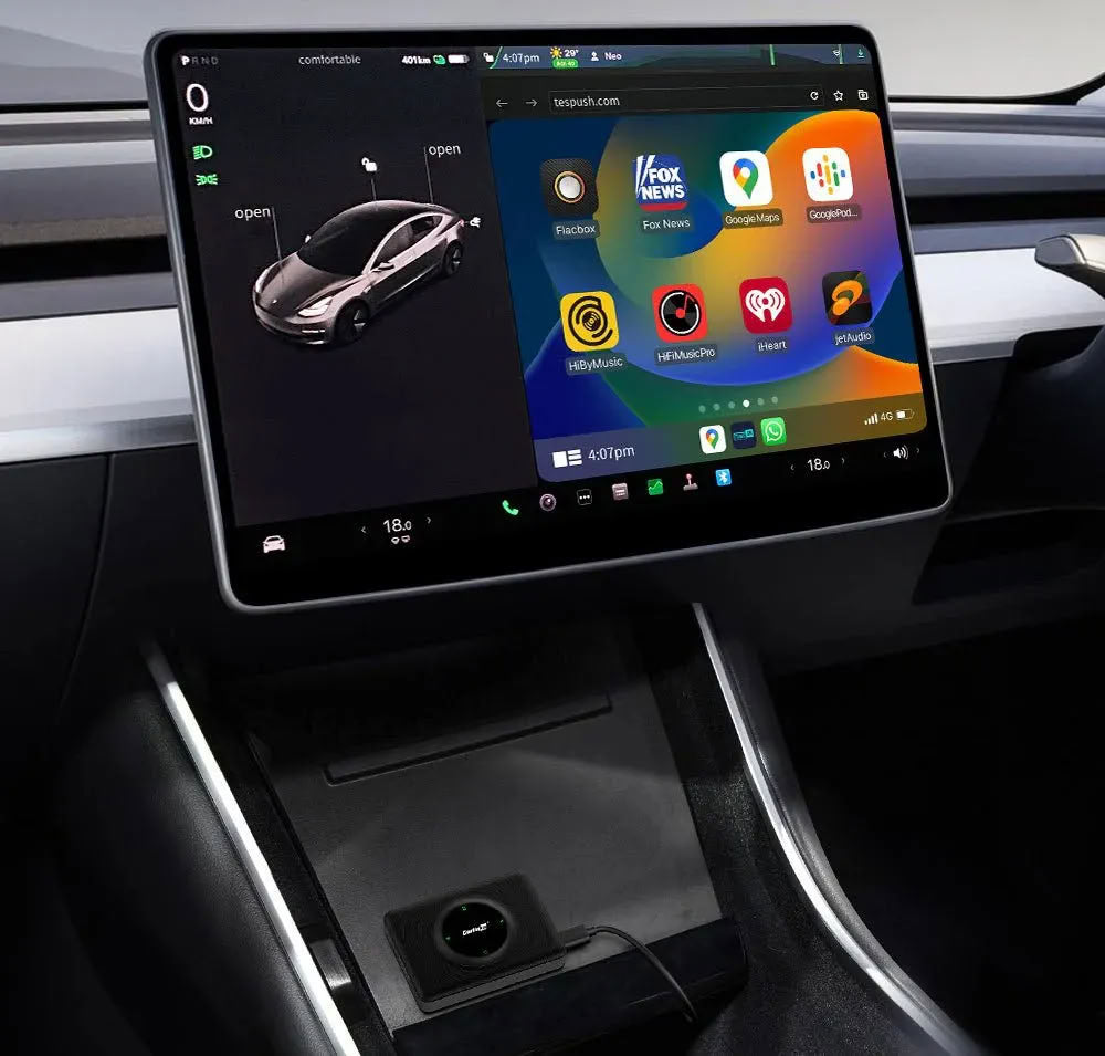 Wireless Apple CarPlay Adapter for Tesla - Teskay