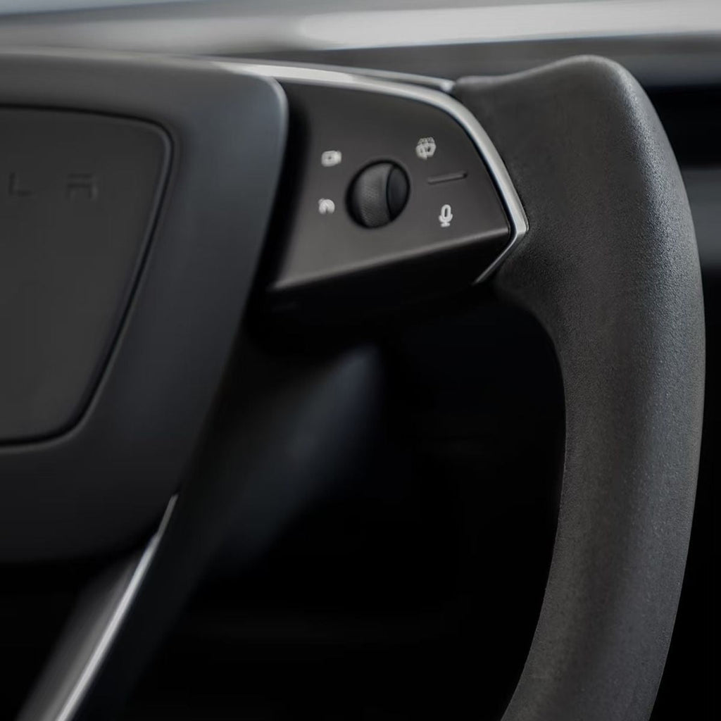 Alcantara Yoke Steering Wheel for Model 3 Highland/Model Y Juniper - Teskay