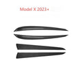 Door Trim Dry Carbon Fiber Overlay for Tesla Model S/X - Teskay