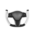 Modify Carbon Fiber Yoke-Style Steering Wheel for Tesla Model 3 / Y - Teskay