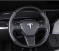 Carbon Fiber Steering Wheel Patch for Tesla Model 3/Y - Teskay