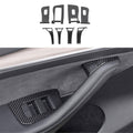 Model 3/Y Carbon Fiber Window & Door Switch Covers (LHD & RHD) - Teskay